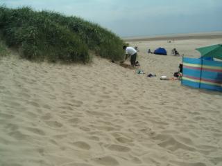 The Blackpool beach